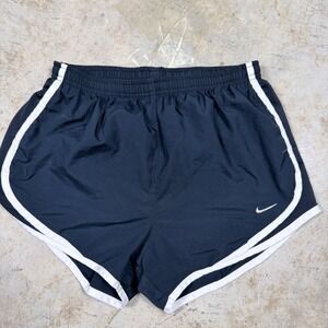 Nike Dri Fit Running Shorts Womens XS Black White Athletic Gym Workout